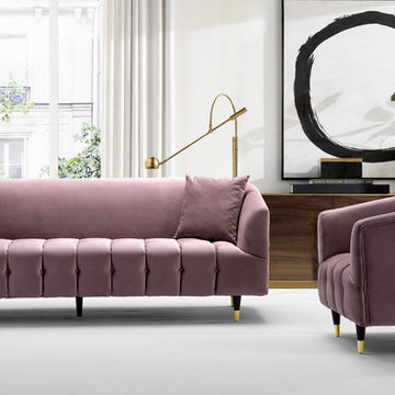 Chic Home Julia Sofa, Blush