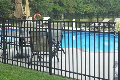 Aluminum Fence around pool