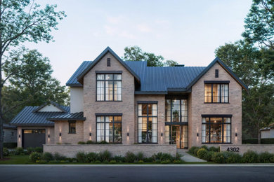 Example of a trendy exterior home design in Austin