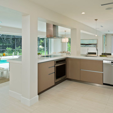 NAPLES FL OPEN CONTEMPORARY KITCHEN