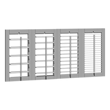Louver Size Options on Shutters