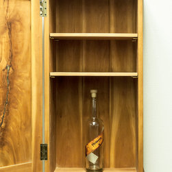 Solid Cherry Krenovian Style Whiskey Cabinet - Medicine Cabinets