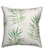 Palm Leaf Throw Pillow Cover, 18"x18"