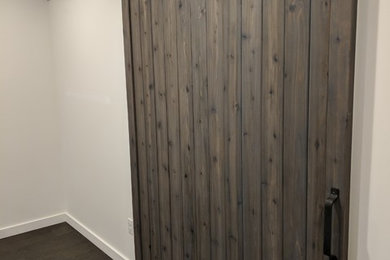 Wide Barn Doors (2)- Build and Installation with custom made hardware