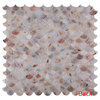B02 Home Wall Tile 12PCS Sector Fan-Shaped Mother Of Pearl Shell Tiles