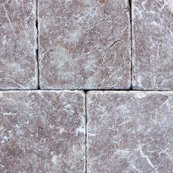 4x4 Rosso Levanto Tumbled Collection - Home Decor