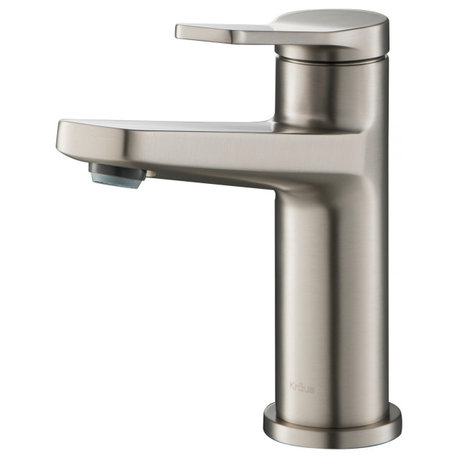 Kraus KBF-1401 Indy 1.2 GPM 1 Hole Bathroom Faucet - Spot Free Stainless Steel