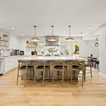 Modern Kitchen with Natural Wood Elements