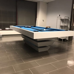 Louve Pool with Table Tennis Conversion Top - Game Tables