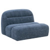 Divani Casa Forman Modern Blue Fabric Modular Sectional Sofa