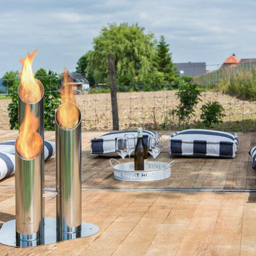 Modern Outdoor Fireplaces