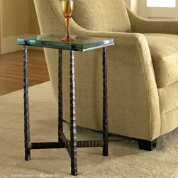 Nash Rectangular Drink Table by Charleston Forge - Side Tables And End Tables