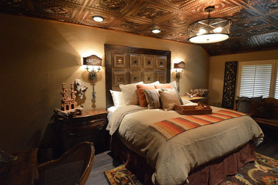 Southwest bedroom photo in Austin