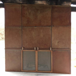 Modern Outdoor Fireplace - Products