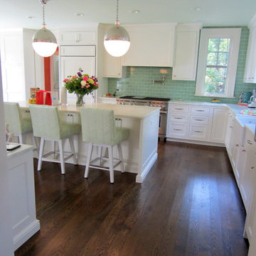 LATTINGTOWN: SELECT WHITE OAK INSTALLED/FINISHED W DARK WALNUT STAIN + TUNG OIL