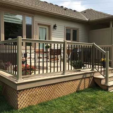Aluminum Spindle 2-Colour Deck Railings - 111
