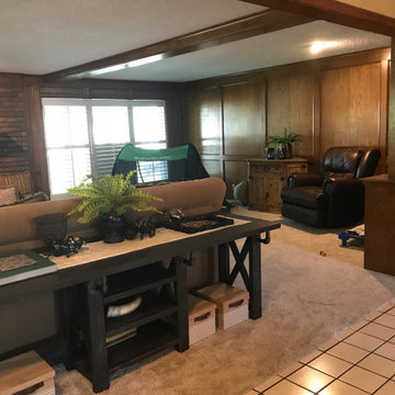 Family room transformation