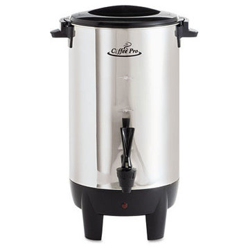 30-Cup Percolating Urn, Stainless Steel