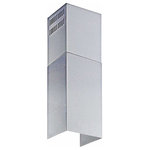 Winslyn Industries - Winflo Chimney Extension for Wall-Mount Range Hood, Stainless Steel - This retractable, adjustable 2 piece-built chimney extension kit will allow Winflo O-W103xxx series wall mount range hood to mount on 9 ft. to 11 ft. ceiling. The extension kit includes an upper and lower chimney that replaces the original chimney set and is adjustable/retractable according to your needs. The matching premium stainless steel surface complements your kitchen design.