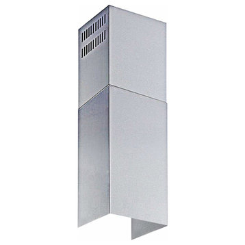 Winflo Chimney Extension for Wall-Mount Range Hood, Stainless Steel