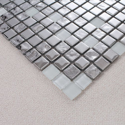 Interior wallpaper rose pattern silver tile - Products