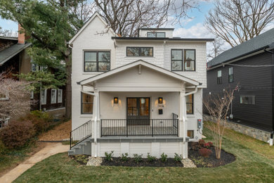 Inspiration for a modern exterior home remodel in DC Metro