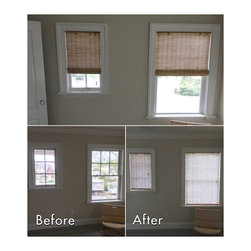 Before and After Photos - Window Blinds