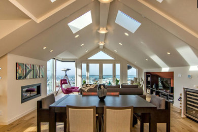 Eclectic family room photo in San Francisco