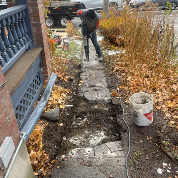 New Hardscape walkway
