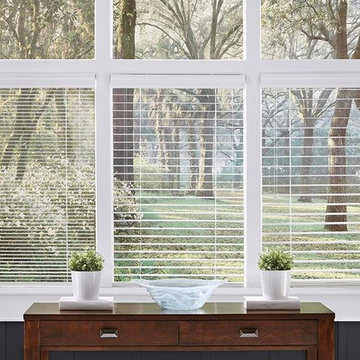 WHITE WOOD BLINDS - Slat Sizes - 1", 2", 2 1/2", Lafayette Interior Fashions