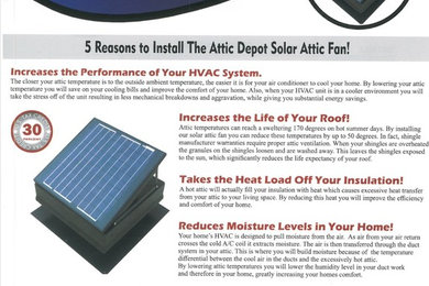 Solar Attic Ventilation