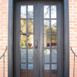 Avery Wrought Iron Double Door - Front Doors