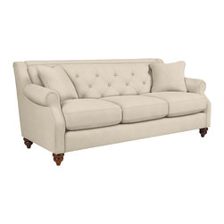 Aberdeen Premier Sofa by La-Z-Boy shown in Natural - Sofas