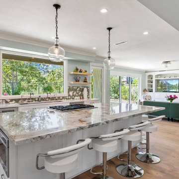 Open Kitchen and Dining Connection