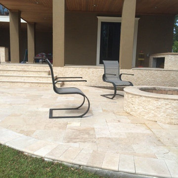 Ivory Travertine Pavers