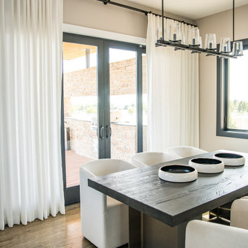 Roller Shades, Cornices and Drapery