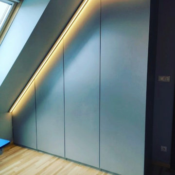 Slanted Sliding Doors