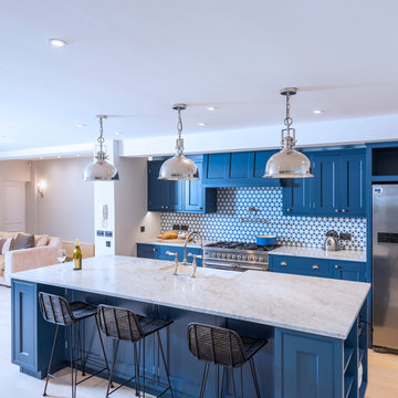 Blue Kensington Kitchen