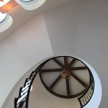 Itani Residence Three Story Curved Stair Project