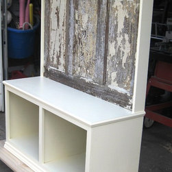 Bench seats made using old doors - Products