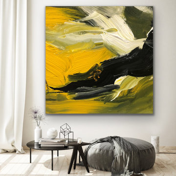 Bold 48x48 inch Large Contemporary abstract modern Painting MADE TO ORDER