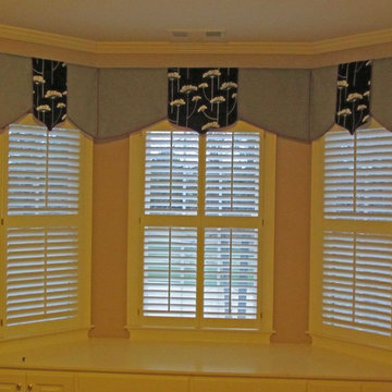 Shaped Faux cornice board