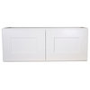 Brookings Unassembled Shaker Wall Kitchen Cabinet 30", White