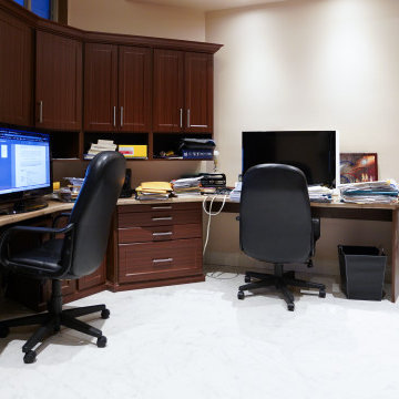 Home Office Tile Floor - Major Home Renovations