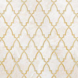Paris Waterjet Stone & Metal Mosaic - Wall And Floor Tile