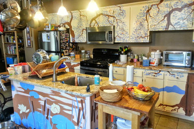 Eclectic kitchen photo in Philadelphia