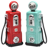 Gas Salt and Pepper Shakers, Set of 2