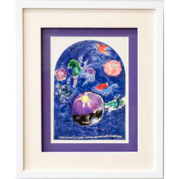 Marc CHAGALL Lithograph LIMITED Ed. "Simeon" + Cat .Ref.c49 w/Gallery Frame
