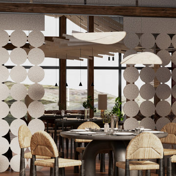 AL TO Restaurant: Horizon Restaurant Organic Modern Hospitality Interior
