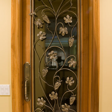 Wine Cellar Door with Tuscan Influence